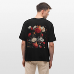 Manannan, Rose, 1st | Blaster, Oversize Bio T-Shirt, Unisex - Schwarz