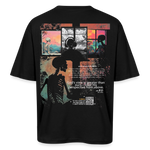 Erosan, Fenster, 1st | Breezy, Oversized Unisex T-Shirt - Schwarz