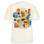 Rivandor, Fantasie, 1st | Essential, Relaxed Fit Unisex Bio T-Shirt - Naturweiß 