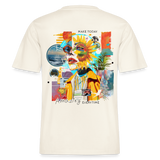 Rivandor, Fantasie, 1st | Essential, Relaxed Fit Unisex Bio T-Shirt - Naturweiß 