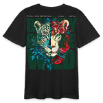 Irise, Leopard, 1st | Teenager Bio T-Shirt - Schwarz