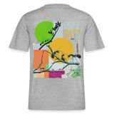 Draganis, Ameisen, 1st | Essential, Relaxed Fit Unisex Bio T-Shirt - Grau meliert