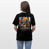 Morphean, Lokomotive, 1st | Essential, Relaxed Fit Unisex Bio T-Shirt - Schwarz