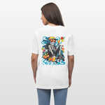 Calveron, Skelet, 1st | Essential, Relaxed Fit Unisex Bio T-Shirt - Weiß