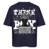 Nyxan, Gehirn, 1st | Breezy, Oversized Unisex T-Shirt - Navy