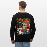 Eosan, Wolf, 1st | Roller, Unisex Bio-Sweatshirt - Schwarz