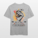 Eldamar, Schlange, 1st | Essential, Relaxed Fit Unisex Bio T-Shirt - Grau meliert