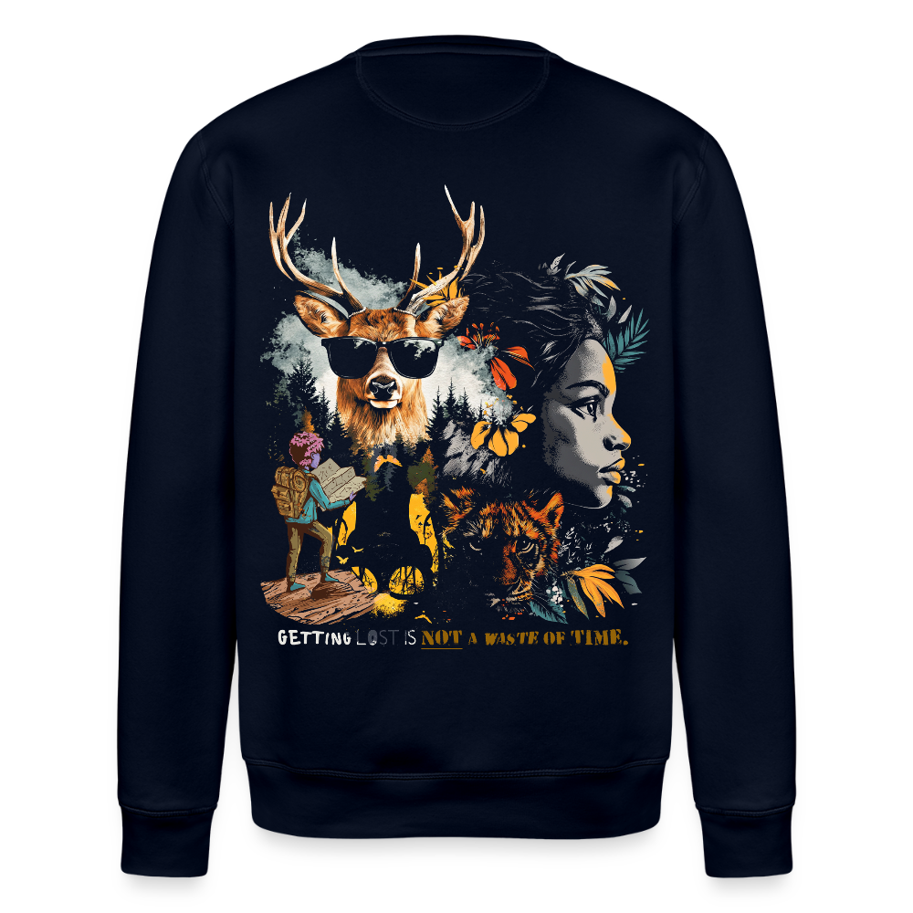 Orphean, Reh, 1st | Roller, Unisex Bio-Sweatshirt - Navy