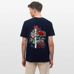 Loreley, Rose, 1st | Essential, Relaxed Fit Unisex Bio T-Shirt - Navy