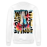 Therondir, Beten, 1st | Roller, Unisex Bio-Sweatshirt - Weiß