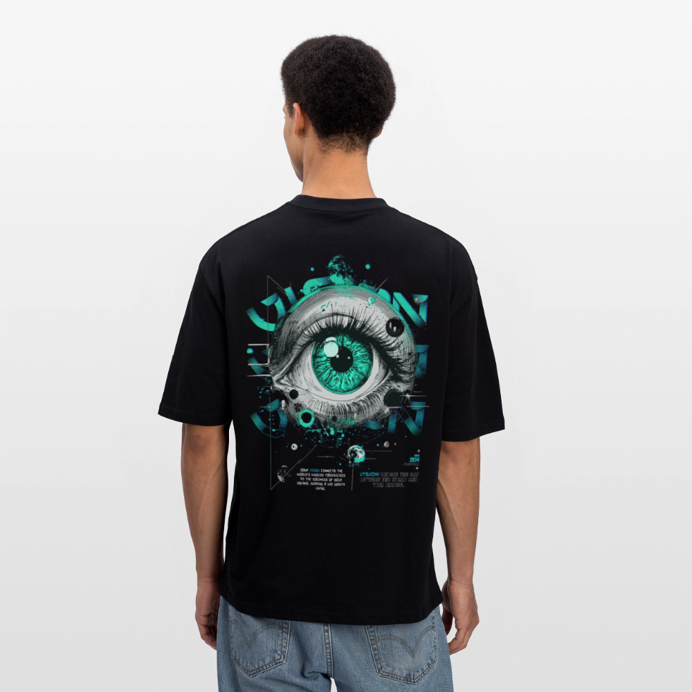 Persephone , Auge, 1st | Breezy, Oversized Unisex T-Shirt - Schwarz