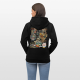 Huitzilopochtli, Gesichter, 1st | Cruiser, Unisex Bio-Hoodie - Schwarz