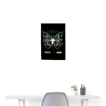 Hesinkar, Schmetterling, 1st | Poster 40x60 cm - Weiß