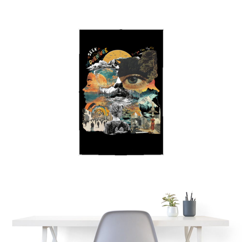 Helian, Frau, 1st | Poster 60x90 cm - Weiß