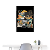 Helian, Frau, 1st | Poster 60x90 cm - Weiß