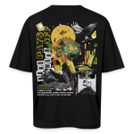 Ryujin, Falke, 1st | Breezy, Oversized Unisex T-Shirt - Schwarz