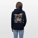 Xizir, Gesicht, 1st | Cruiser, Unisex Bio-Hoodie - Navy