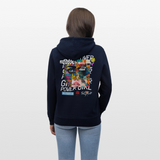 Xizir, Gesicht, 1st | Cruiser, Unisex Bio-Hoodie - Navy