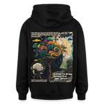 Aphroan, Bär, 1st | Freshhood, Oversized Unisex Hoodie - Schwarz
