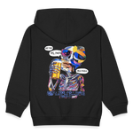 Vorthalos, Skelet, 1st | Kinder Zip Hoodie - Schwarz
