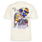 Vorthalos, Skelet, 1st | Essential, Relaxed Fit Unisex Bio T-Shirt - Naturweiß 