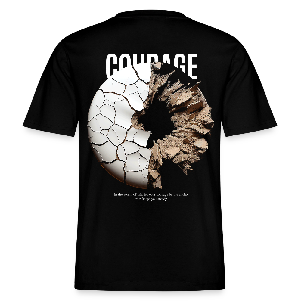 Şêwqî, Donut, 1st | Essential, Relaxed Fit Unisex Bio T-Shirt - Schwarz