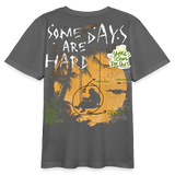 Amphionan, Palmen, 1st | Teenager Bio T-Shirt - Anthrazit
