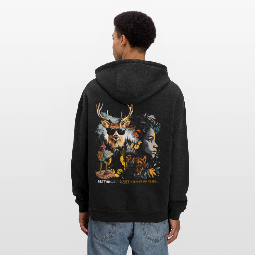 Orphean, Reh, 1st | Freshhood, Oversized Unisex Hoodie - Anthrazit