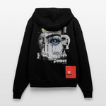 Yuanshi, Auge, 1st | Heavyweight Oversized Bio Zip Hoodie, Unisex - SOLID BLACK