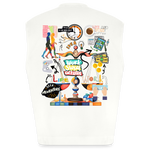 Nytheris, Waage, 1st | Heavyweight Oversized Bio Tank Top, Unisex - OFF WHITE