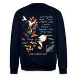 Arwa, Taube, 1st | Roller, Unisex Bio-Sweatshirt - Navy