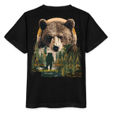 Ghadab, Bär, 1st | Kinder Bio T-Shirt - Schwarz