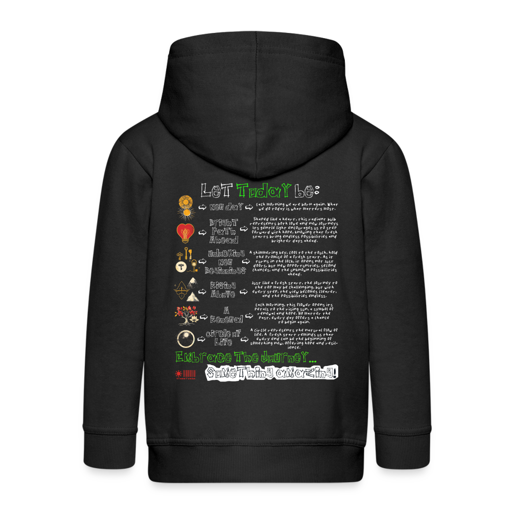 Astraeian, Symbole, 1st | Kinder Zip Hoodie - Schwarz