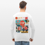 Solvarion, Stopp, 1st | Roller, Unisex Bio-Sweatshirt - Weiß