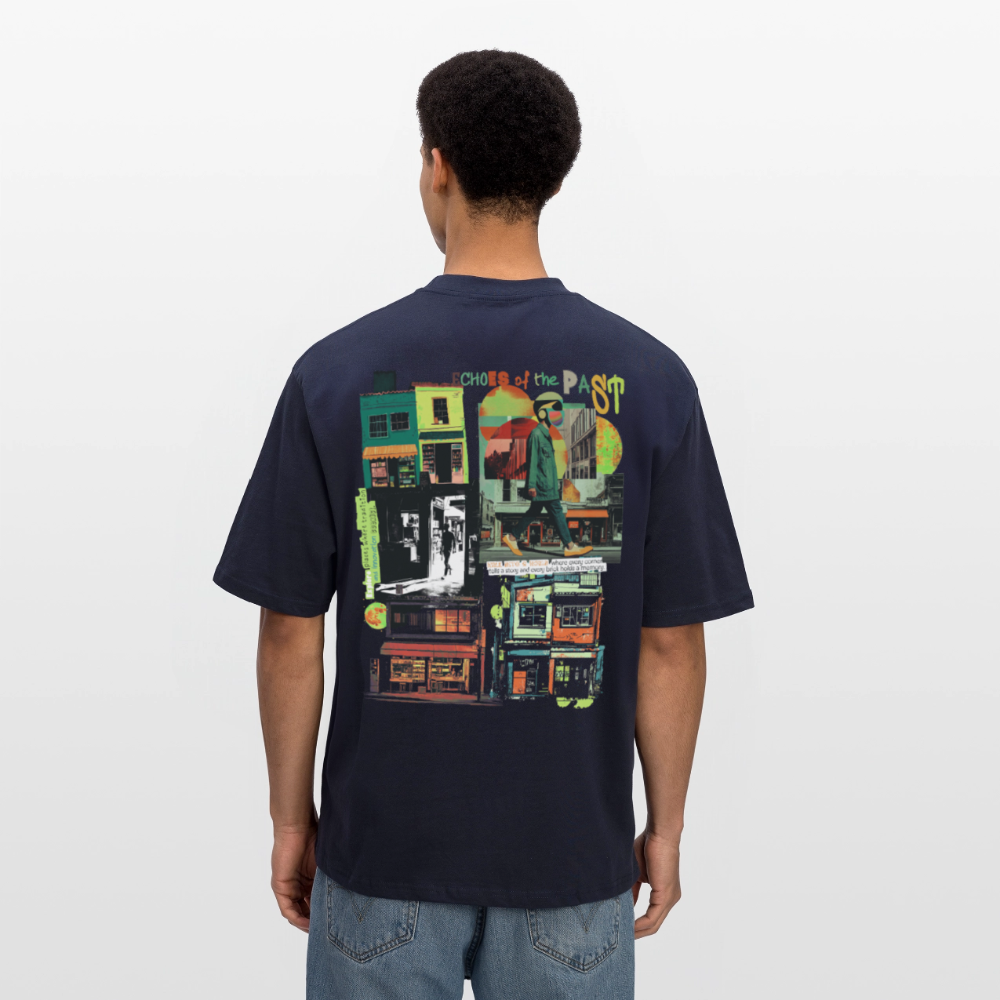 Ganesha, Geschäfte, 1st | Breezy, Oversized Unisex T-Shirt - Navy