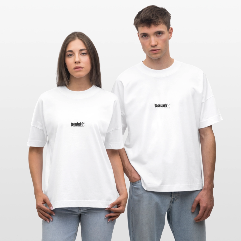 Eldamar, Schlange, 1st | Blaster, Oversize Bio T-Shirt, Unisex - Weiß