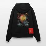 Inari, Glühbirne, 1st | Heavyweight Oversized Bio Hoodie, Unisex - SOLID BLACK