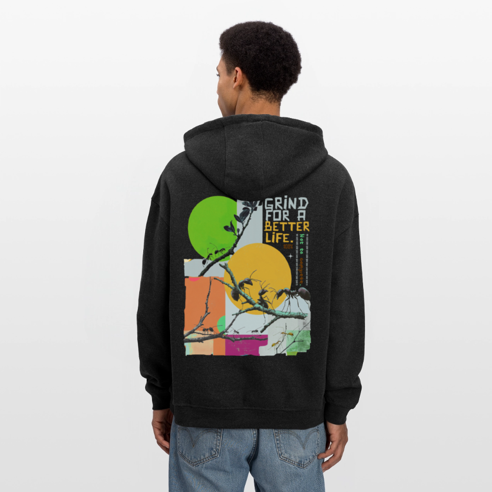 Draganis, Ameisen, 1st | Freshhood, Oversized Unisex Hoodie - Anthrazit