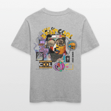 Thorvalis, Bär, 1st | Essential, Relaxed Fit Unisex Bio T-Shirt - Grau meliert