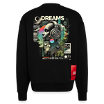 Harmonian, Fantasie, 1st | Heavyweight Oversized Bio Sweater, Unisex - SOLID BLACK
