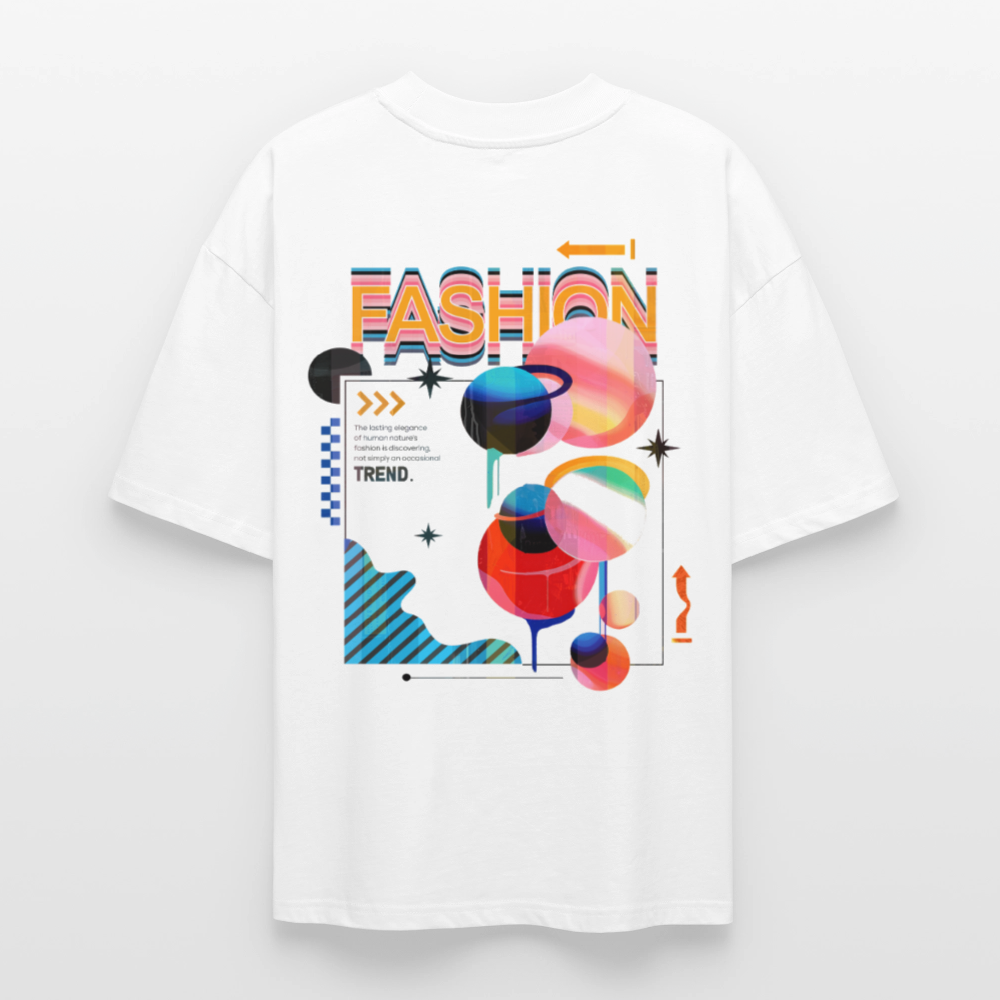 Ragnarion, Planeten, 1st | Blaster, Oversize Bio T-Shirt, Unisex - Weiß