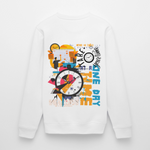 Arkenthos, Uhr, 1st | Roller, Unisex Bio-Sweatshirt - Weiß