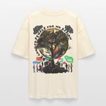 Thalvion, Baum, 1st | Blaster, Oversize Bio T-Shirt, Unisex - Weißgrau