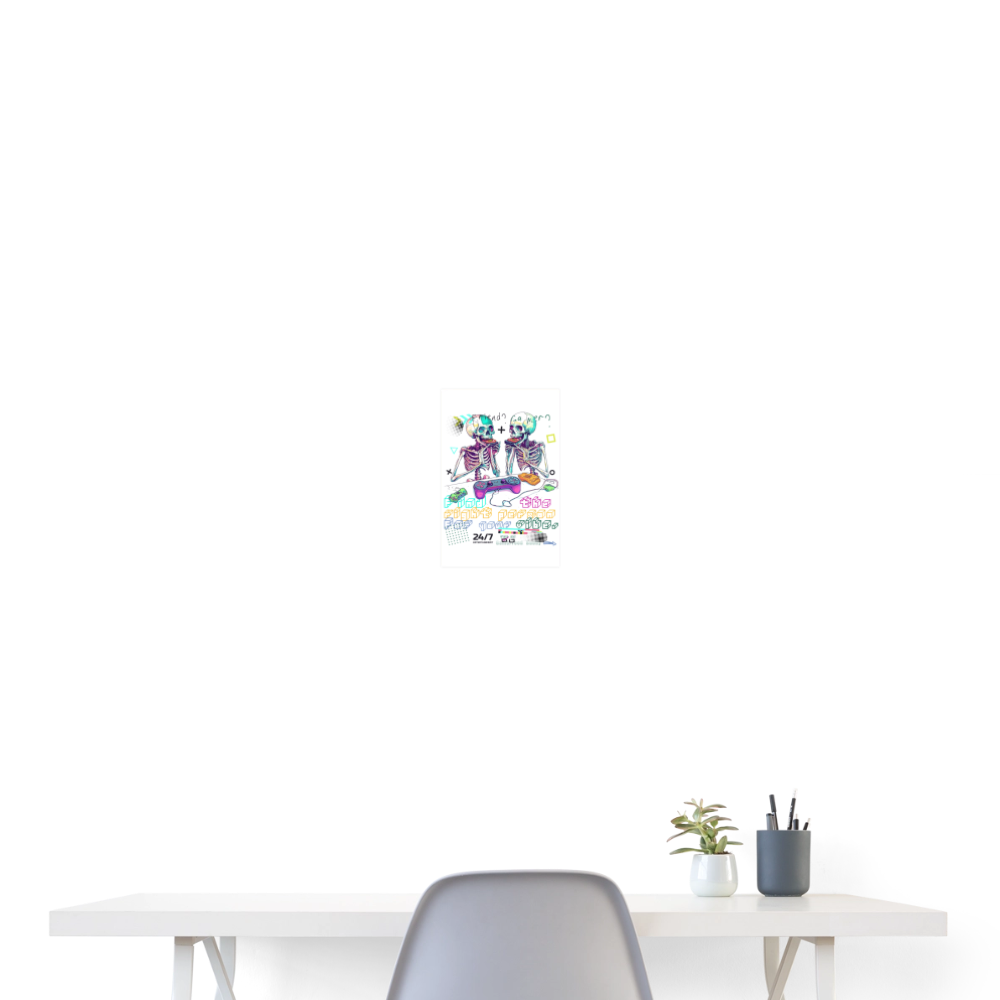 Malakar, Gaming, 1st | Poster 20x30 cm - Weiß