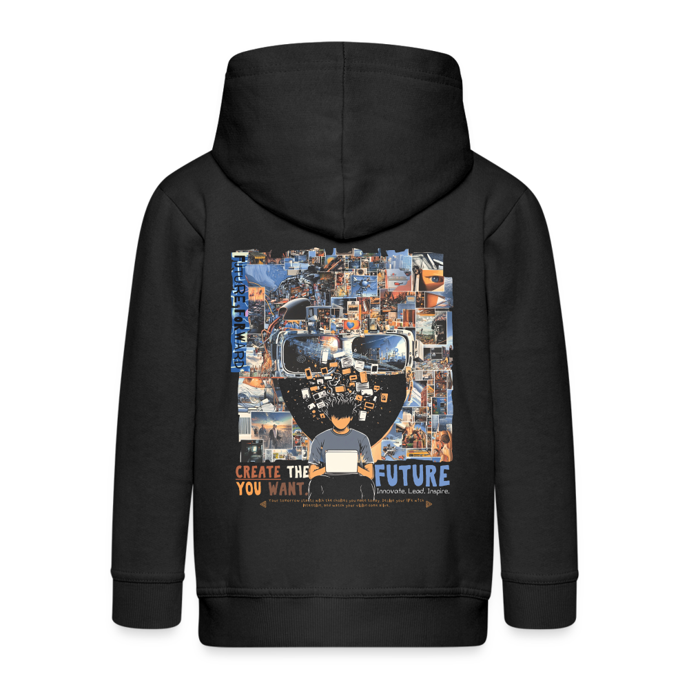 Sakhr, Informatik, 1st | Kinder Zip Hoodie - Schwarz