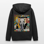 Thanatain, Elefant, 1st | Freshhood, Oversized Unisex Hoodie - Anthrazit