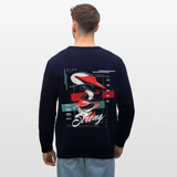 Guanyin, Muschel, 1st | Roller, Unisex Bio-Sweatshirt - Navy