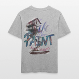 Ignisvar, Haus, 1st | Essential, Relaxed Fit Unisex Bio T-Shirt - Grau meliert