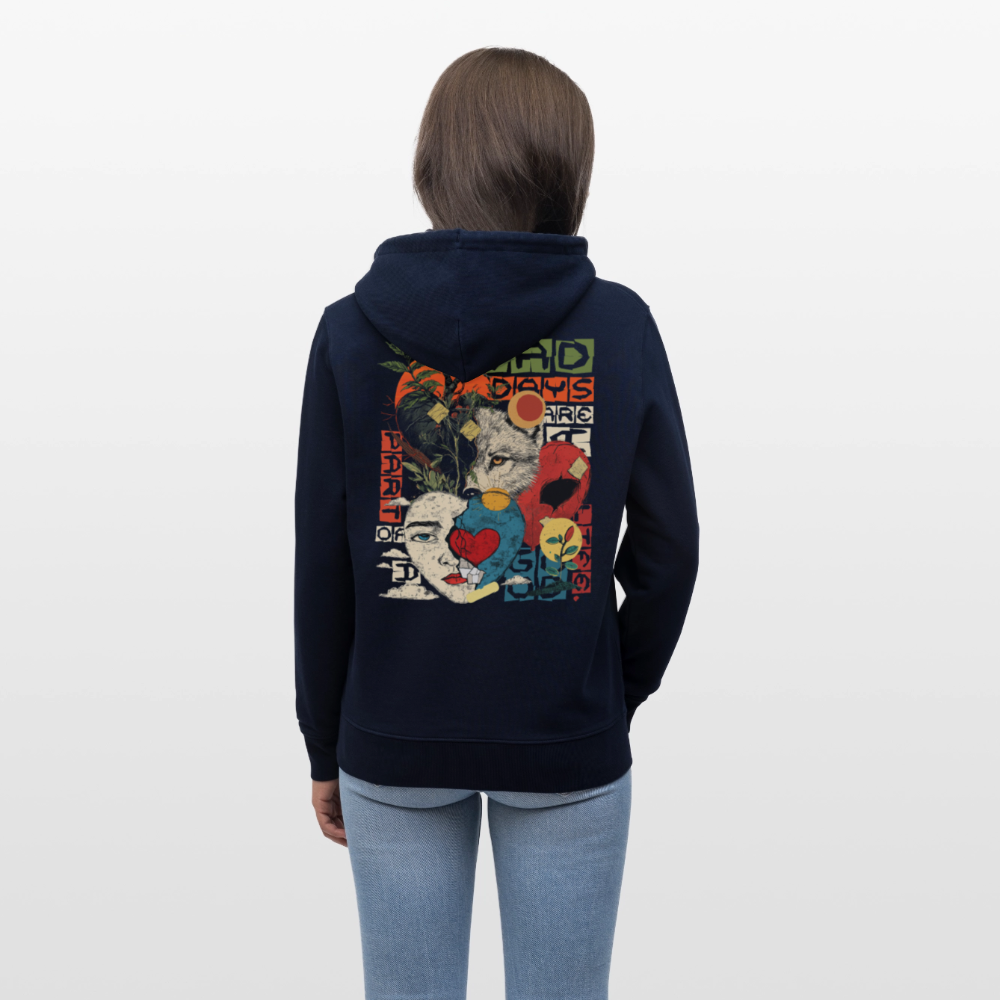 Eosan, Wolf, 1st | Cruiser, Unisex Bio-Hoodie - Navy