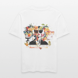 Sylvaris, Gesichter, 1st | Essential, Relaxed Fit Unisex Bio T-Shirt - Weiß